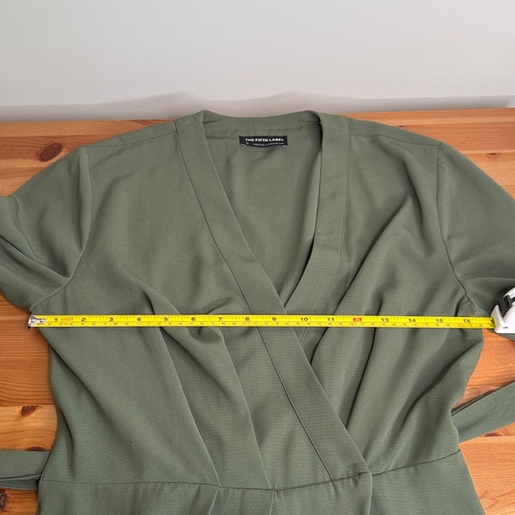 The fifth label womens long sleeve romper size medium olive green - Picture 6 of 7